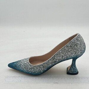 YDN Women Pointed Toe Slip on Pumps Special Kitten High Heel Shoe for Party Prom